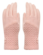 Load image into Gallery viewer, Button Cashmere Knit Gloves
