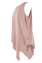 Load image into Gallery viewer, Asymmetric Washed Cotton Vest
