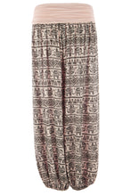 Load image into Gallery viewer, Elephant Print Harem Trouser
