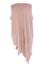Load image into Gallery viewer, Asymmetric Washed Cotton Vest
