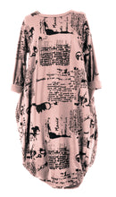 Load image into Gallery viewer, Flocking Script Midi Dress
