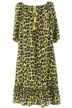 Load image into Gallery viewer, Leopard Print Bardot Dress
