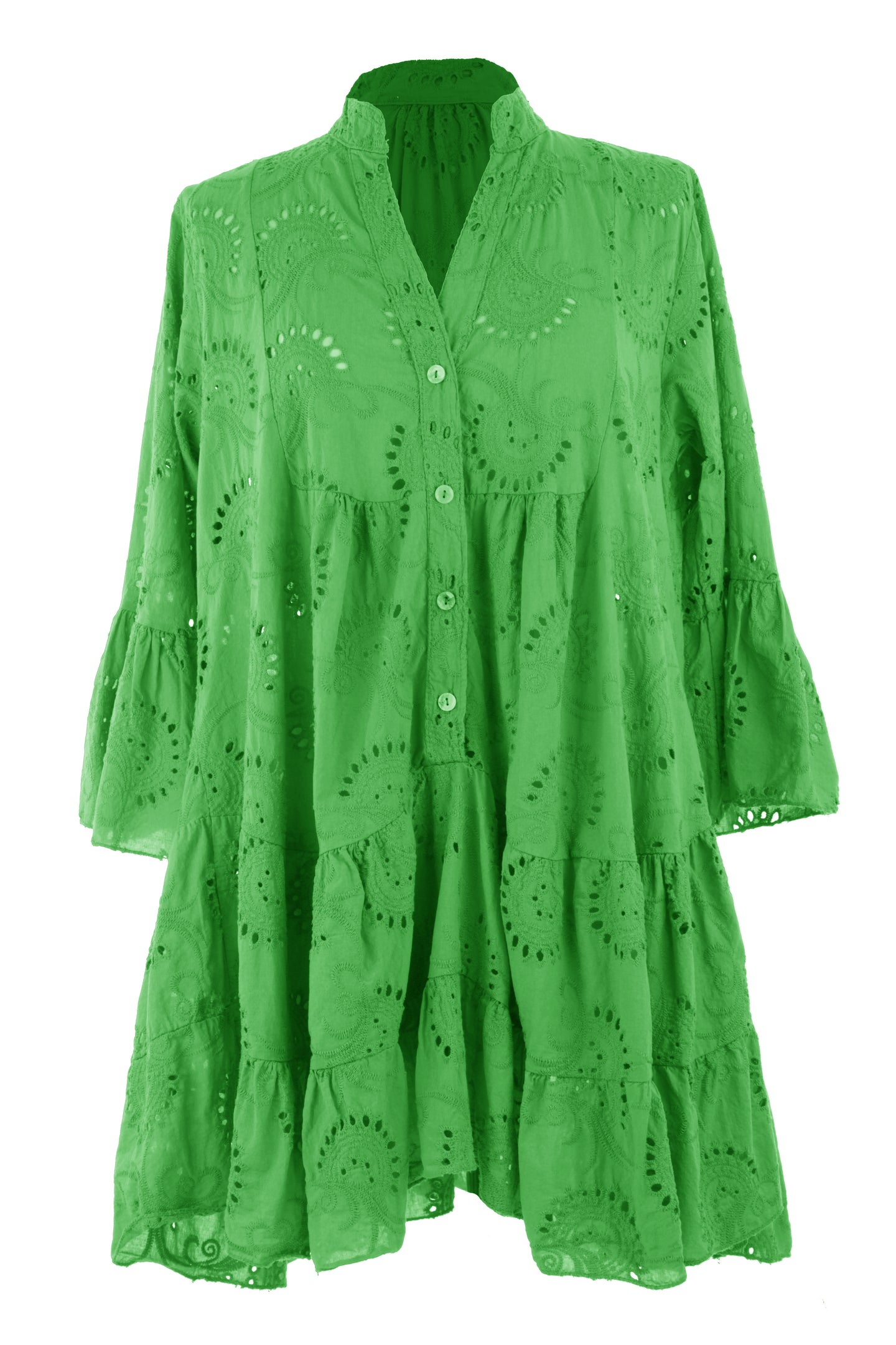 Broderie Anglaise Tiered Tunic