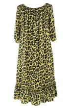 Load image into Gallery viewer, Leopard Print Bardot Dress

