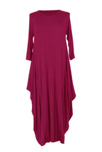 Load image into Gallery viewer, 3/4 Sleeve Draped Dress
