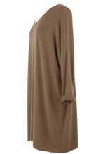 Load image into Gallery viewer, V Neck Soft Knit Tunic
