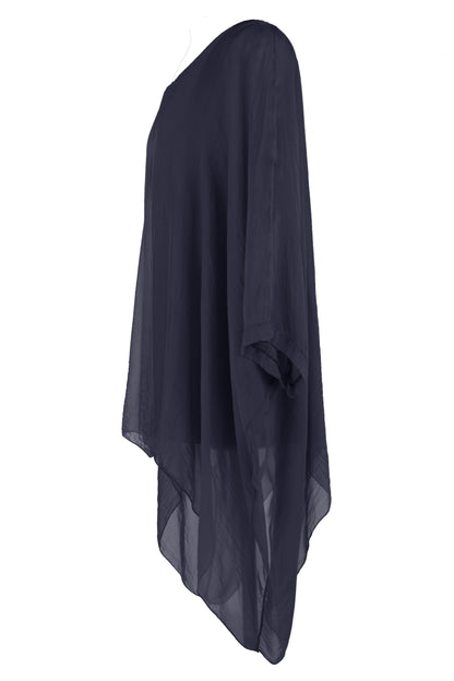 Batwing Silk Top