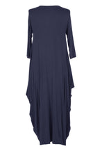 Load image into Gallery viewer, 3/4 Sleeve Draped Dress
