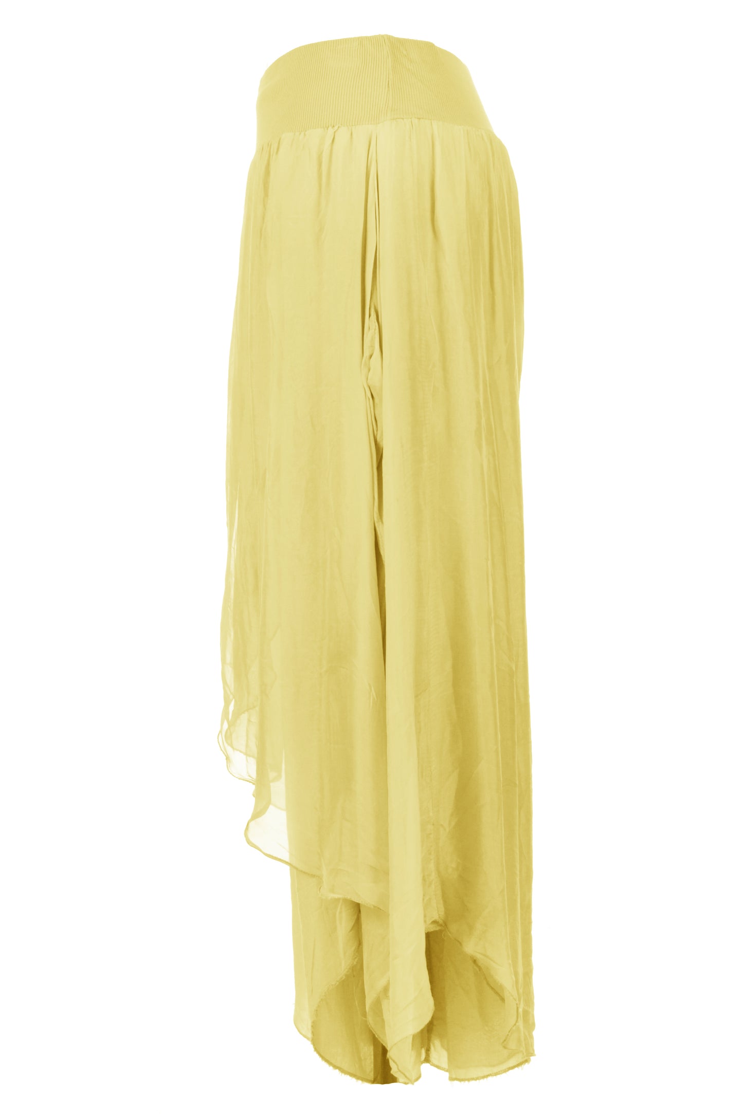 Flap Overlay Silk Trouser