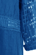 Load image into Gallery viewer, Crochet Linen Jacket Petite
