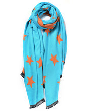 Load image into Gallery viewer, Reversible Star Cashmere Scarf
