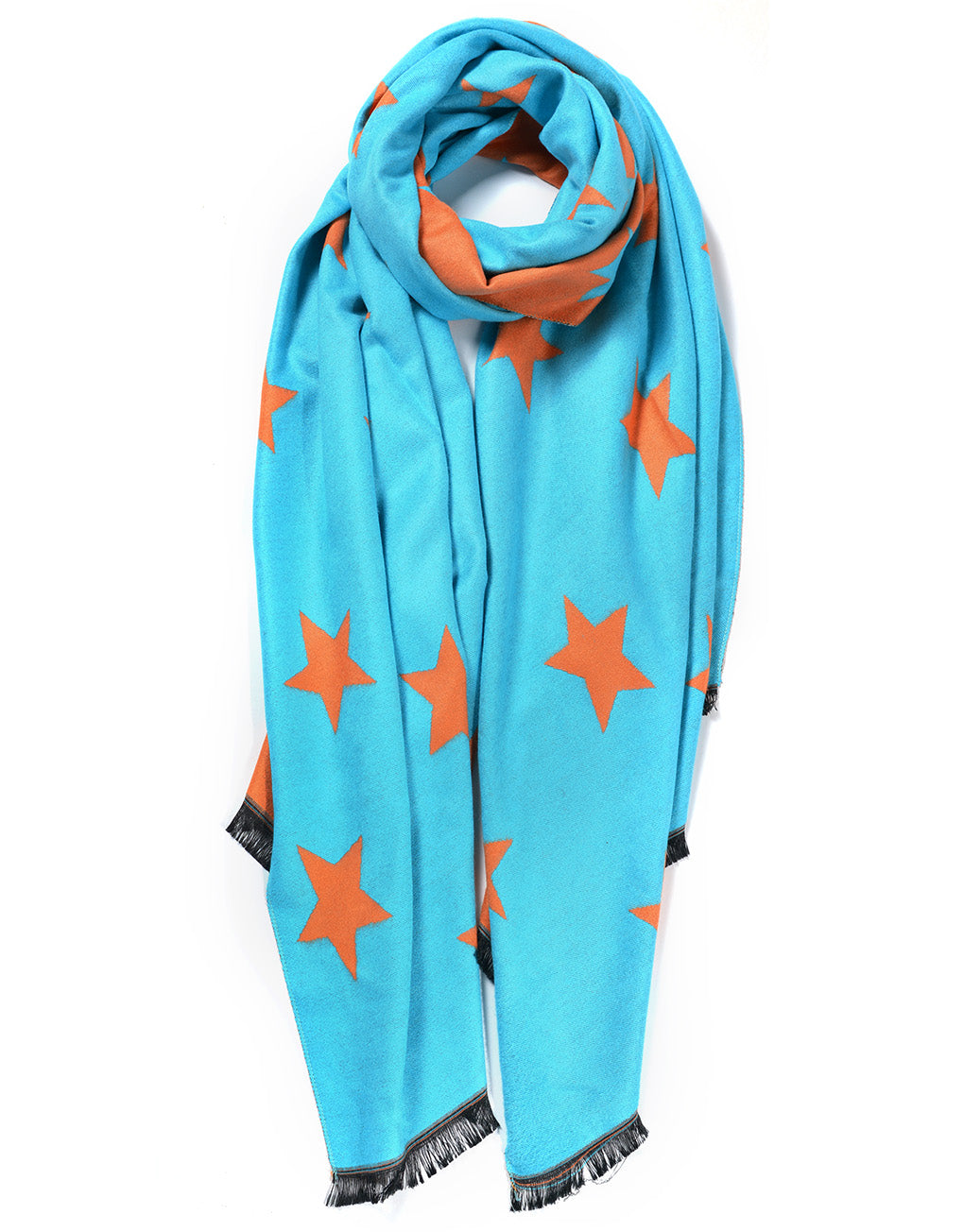 Reversible Star Cashmere Scarf
