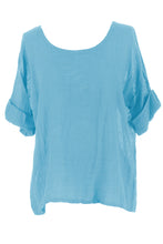 Load image into Gallery viewer, Linen Cotton Crop Top
