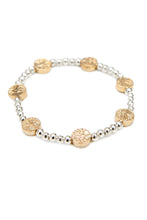 Load image into Gallery viewer, 7 Tree Of Life Coin Bracelet
