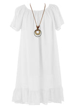 Load image into Gallery viewer, Plain Bardot Necklace Dress
