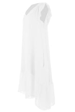 Load image into Gallery viewer, Ruched Shoulder Linen Dress
