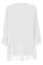 Load image into Gallery viewer, Silk Hem Linen Top
