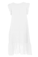 Load image into Gallery viewer, Ruched Shoulder Linen Dress
