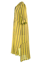 Load image into Gallery viewer, Stripes Linen Shirt Dress
